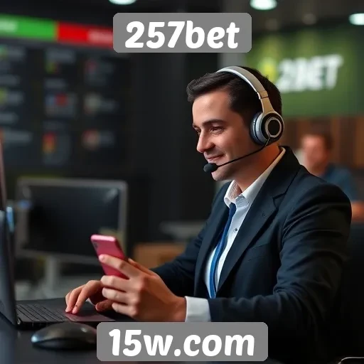 Como funciona o suporte ao cliente na 257bet